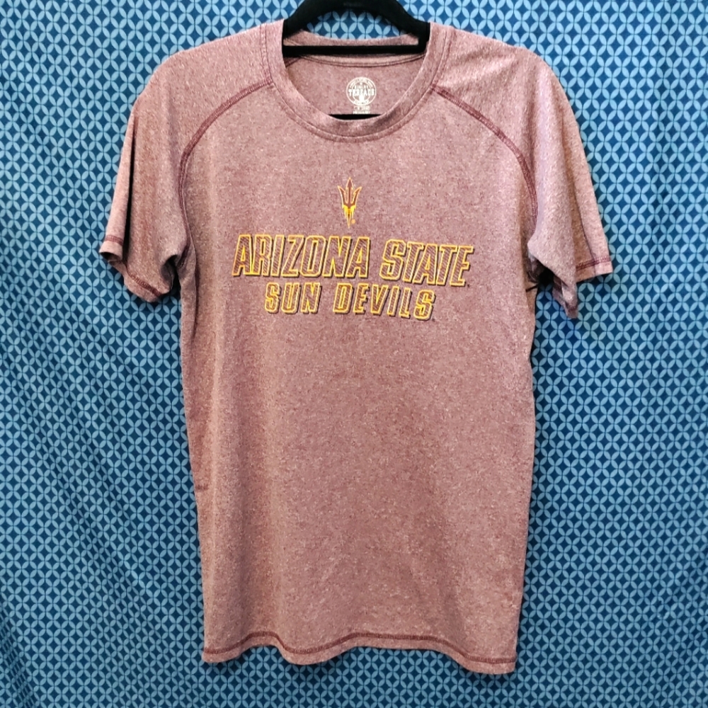 Rivalry Threads 91 - Men's short sleeve A.S.U polyester shirt. Size- M